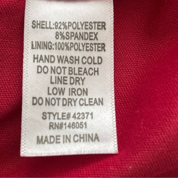 Monteau Velvet Ribbed Wide Leg Jumpsuit Women’s Size XL Burgundy Open Back - Picture 8 of 8